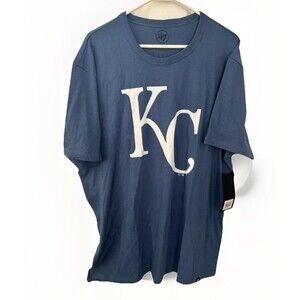 Kansas City Royals MLB 47Brand T- Shirt Royal Blue Size XXL